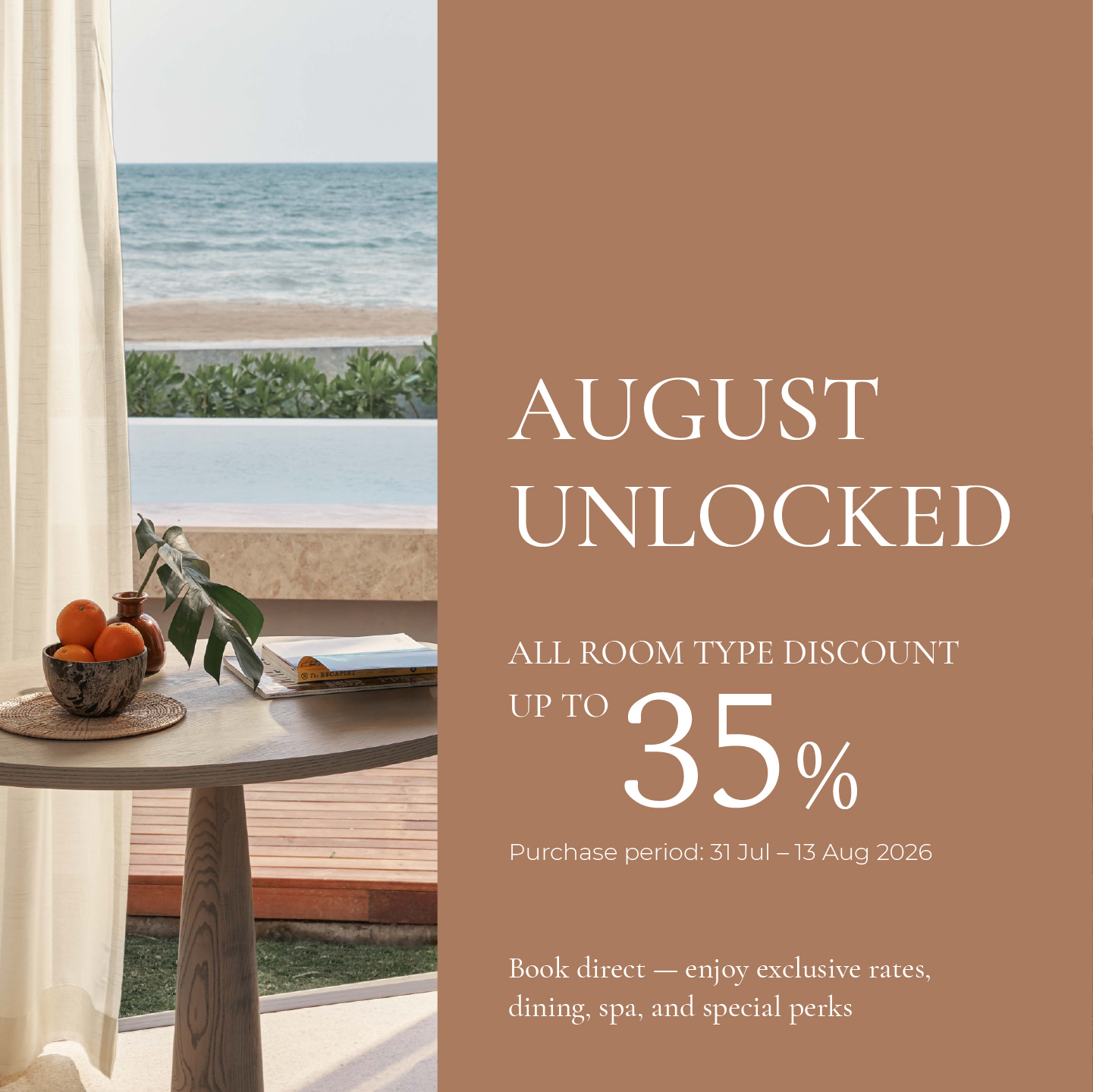 ห้องพักที่พักหัวหิน VALA Hua Hin วิวทะเล Regent Beach