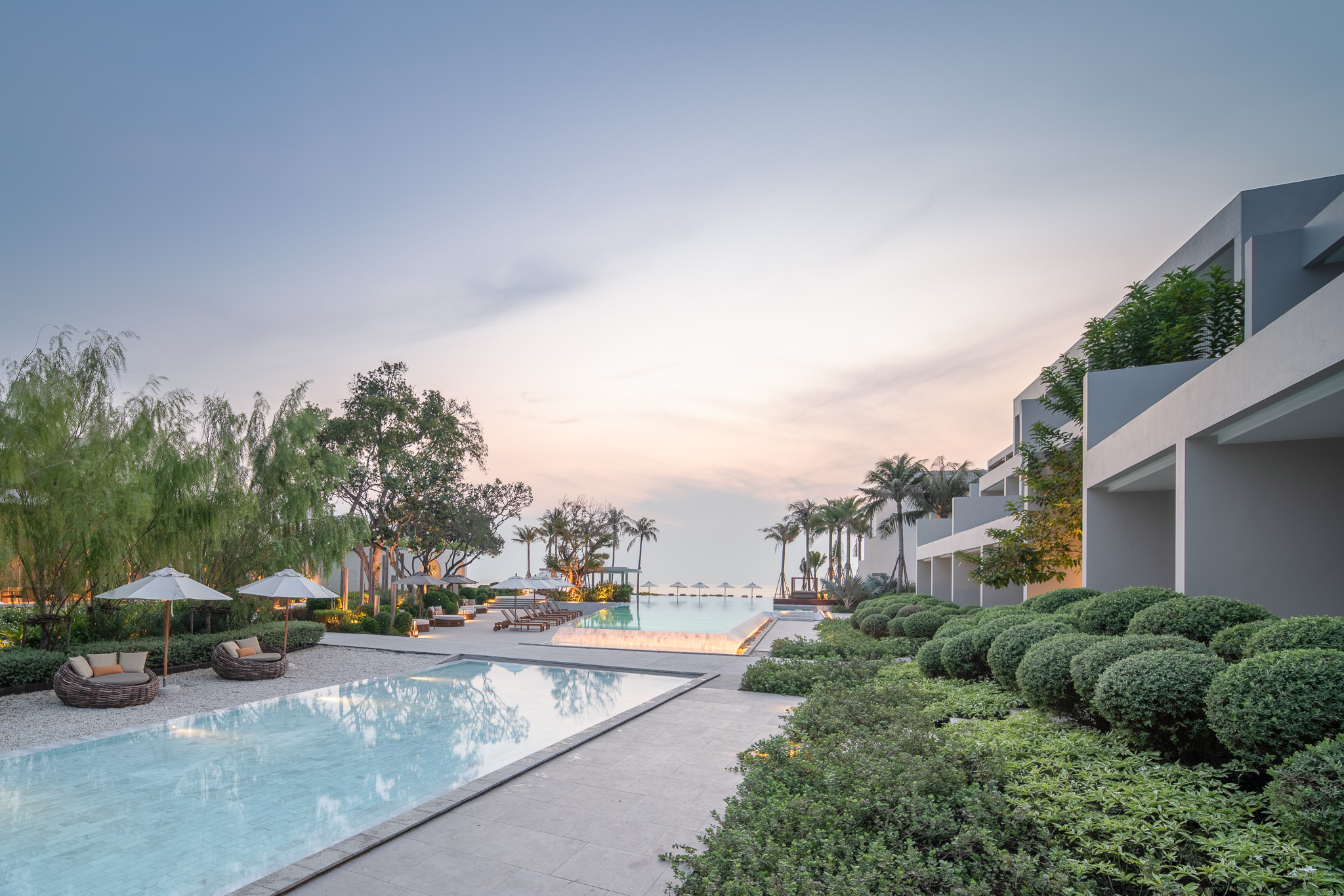 VALA Hua Hin — aerial view of the resort