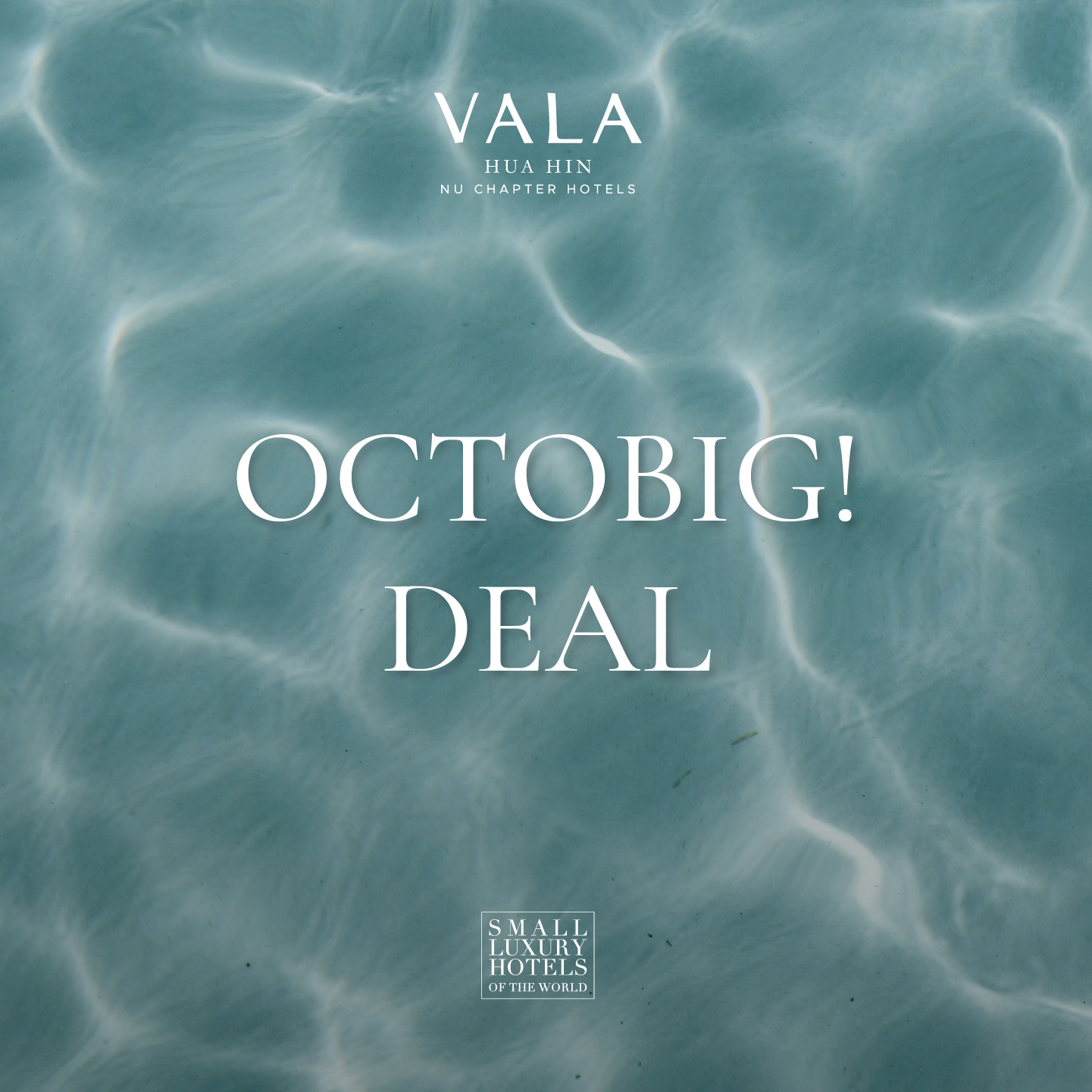 OCTOBIG 35% off hua hin 5 star hotel VALA Hua Hin